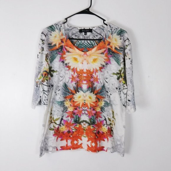 B.L.E.U. Tops - Shirt B.L.E.U 3/4 sleeve size L